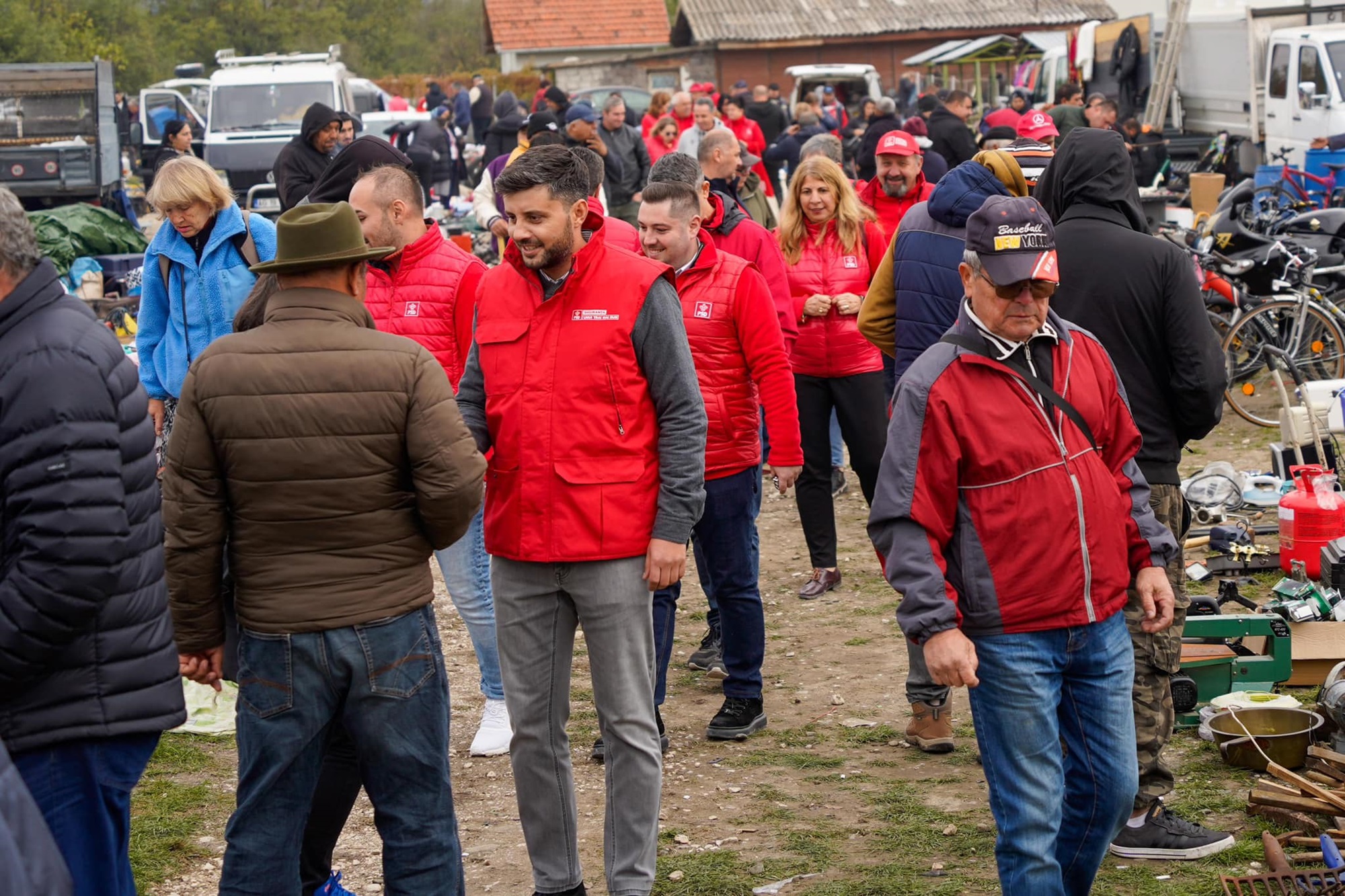 Echipa PSD, din nou în mijlocul gospodarilor din Lerești!