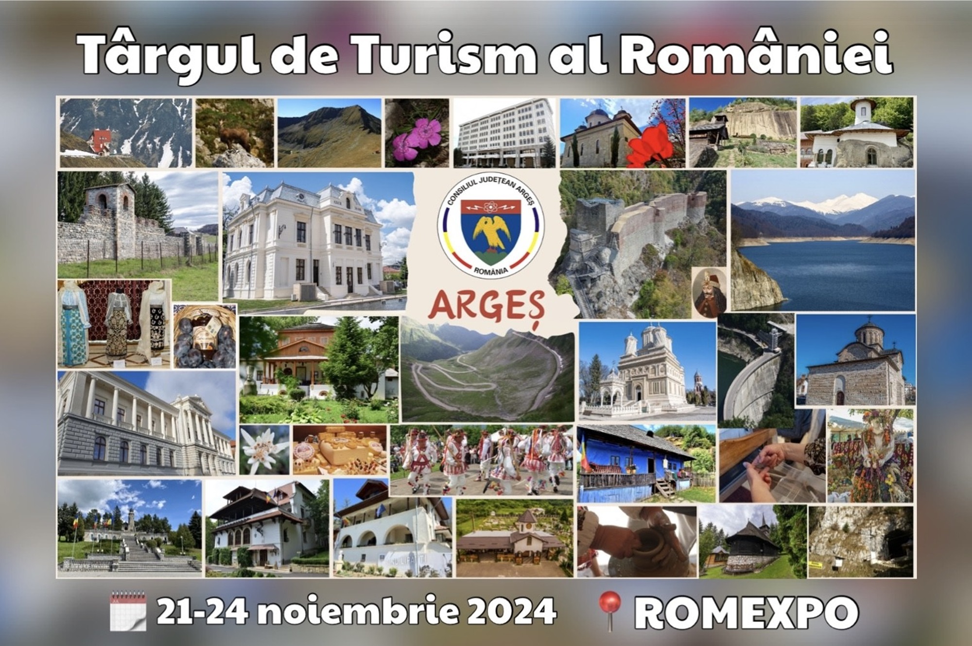 La Târgul de Turism al României de la Romexpo București are stand și Argeșul!